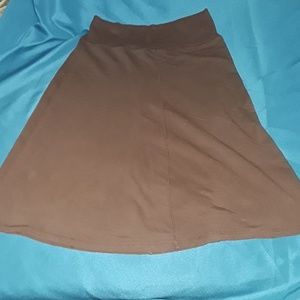 🐙GUC Energies Brown Stretchy A line Skirt - M